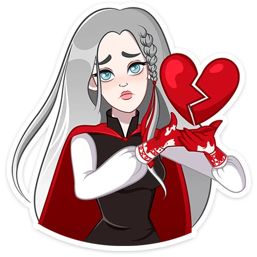 ❤ Стикер «Мара Агата без текста» для Telegram