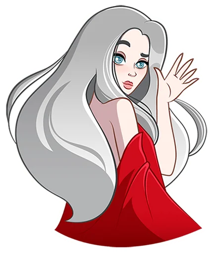👋 Стикер «Мара Агата без текста» для Telegram