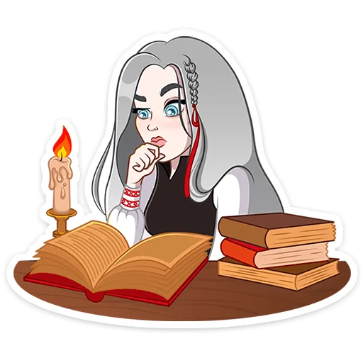 🤔 Стикер «Мара Агата без текста» для Telegram