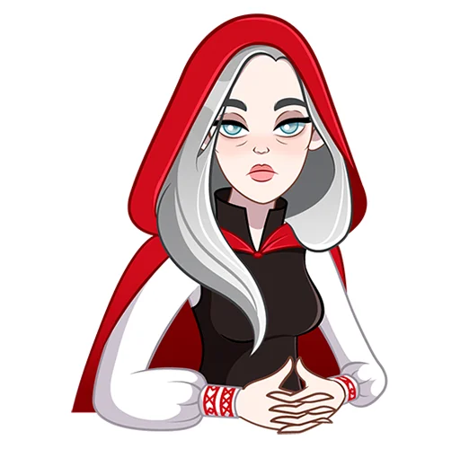 🫠 Стикер «Мара Агата без текста» для Telegram