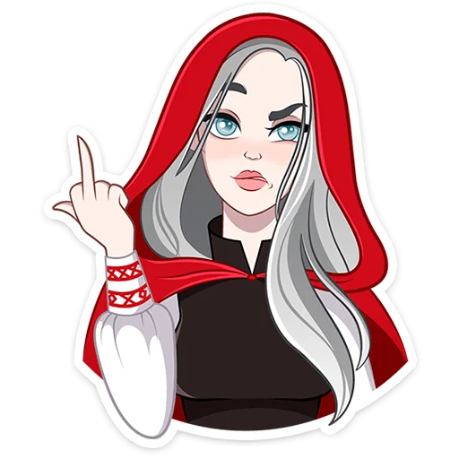 🖕 Стикер «Мара Агата без текста» для Telegram