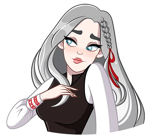☺ Стикер «Мара Агата без текста» для Telegram