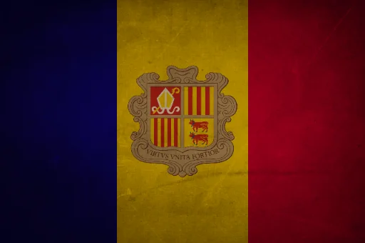 🇦🇩 Стикер «Aged World Flags» для Telegram