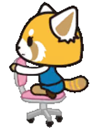 Стикерпак Aggretsuko для Telegram — скачать