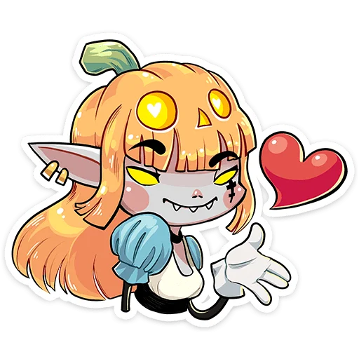 ❤️ Стикер «Агнес» для Telegram