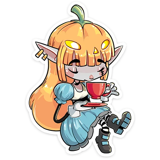 ☕️ Стикер «Агнес» для Telegram