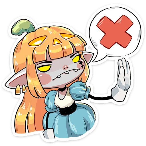 🥵 Стикер «Агнес» для Telegram