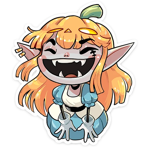 👹 Стикер «Агнес» для Telegram