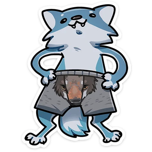 🐺 Стикер «Айфель» для Telegram