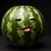 🍉 Эмодзи «Видео набор эмоджи с мемными AI фруктами» для Telegram