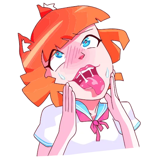 🤤 Эмодзи «Айко-тян» для Telegram