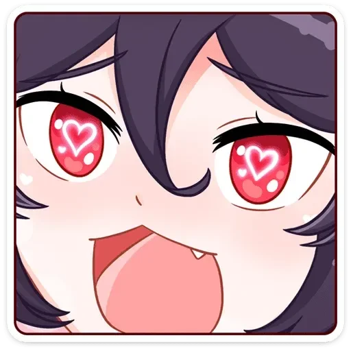😍 Стикер «Айрис» для Telegram