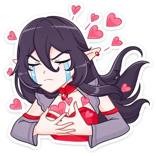 😿 Стикер «Айрис» для Telegram