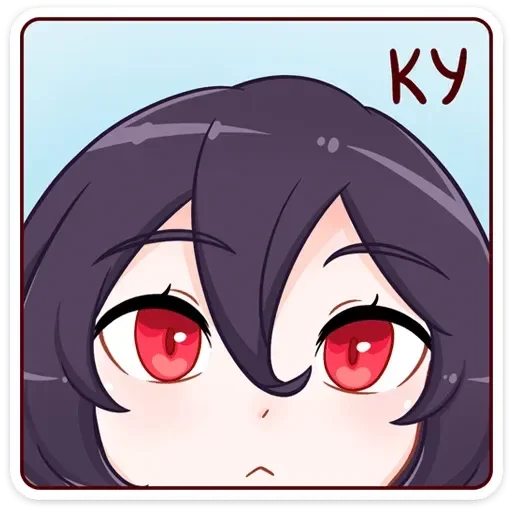 🤚 Стикер «Айрис» для Telegram