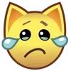 😢 Эмодзи «💕 Набор эмоджи с эмоциями из котеек» для Telegram