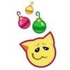 🎄 Эмодзи «💕 Набор эмоджи с эмоциями из котеек» для Telegram
