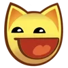 😃 Эмодзи «💕 Набор эмоджи с эмоциями из котеек» для Telegram