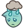 😔 Эмодзи «💕 Набор эмоджи с эмоциями из котеек» для Telegram