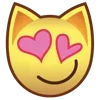😍 Эмодзи «💕 Набор эмоджи с эмоциями из котеек» для Telegram