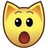 😦 Эмодзи «💕 Набор эмоджи с эмоциями из котеек» для Telegram