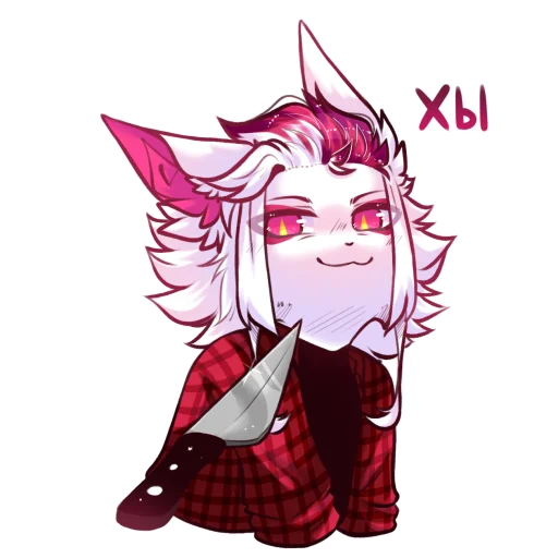 Стикерпак Akane_Akuma для Telegram — скачать