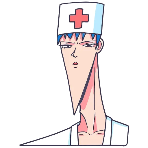 👨‍⚕ Эмодзи «Акихико семпай» для Telegram
