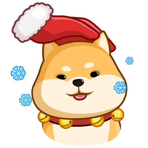 ☺️ Стикер «Акио - помощник Санты» для Telegram