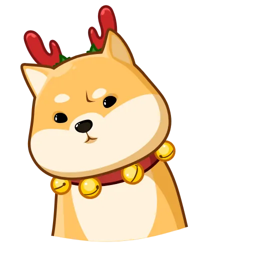 🤔 Стикер «Акио - помощник Санты» для Telegram
