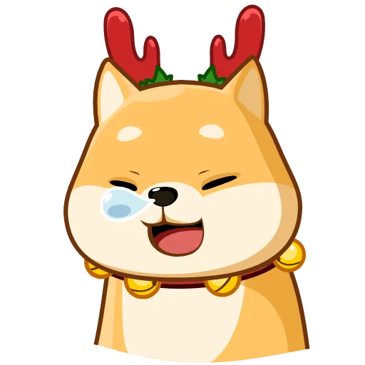🤤 Стикер «Акио - помощник Санты» для Telegram