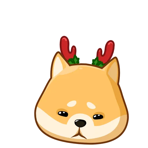 😟 Стикер «Акио - помощник Санты» для Telegram