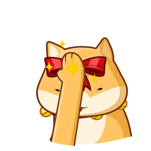 🎀 Стикер «Акио - помощник Санты» для Telegram