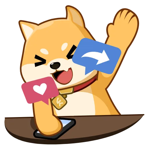 💙 Стикер «Akio» для Telegram