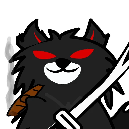 Стикерпак Akuma Inu для Telegram — скачать