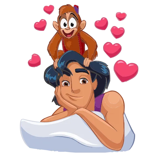 🥰 Эмодзи «Аладдин» для Telegram