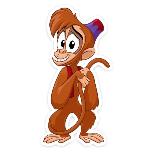 ☺️ Стикер «​​​​Аладдин и его друзья» для Telegram