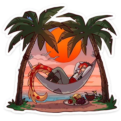 🏖 Стикер «Фрост» для Telegram