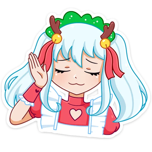 😌 Стикер «Алекса Клаус» для Telegram
