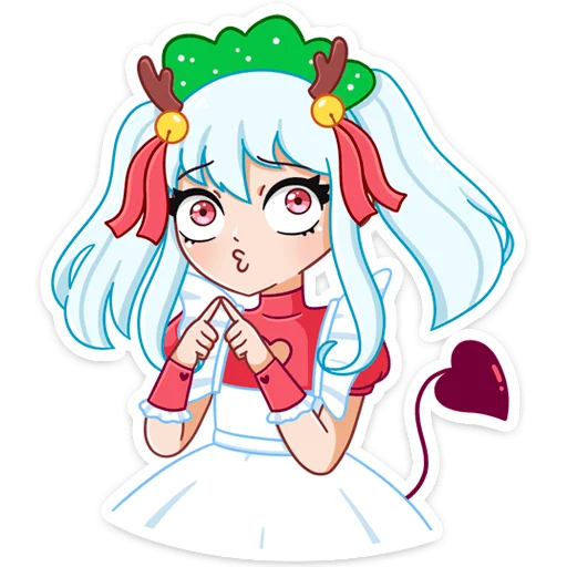 🥺 Стикер «Алекса Клаус» для Telegram