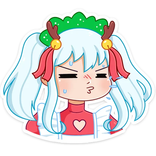😝 Стикер «Алекса Клаус» для Telegram