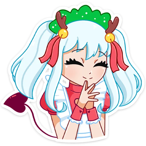 ☺️ Стикер «Алекса Клаус» для Telegram