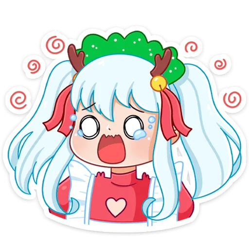 😢 Стикер «Алекса Клаус» для Telegram