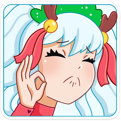 👌 Стикер «Алекса Клаус» для Telegram