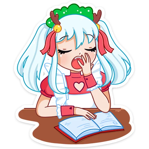 🥱 Стикер «Алекса Клаус» для Telegram