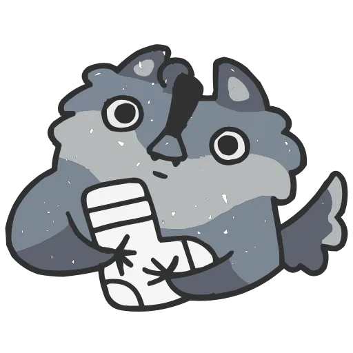 🤩 Эмодзи «Волчара Альфа» для Telegram