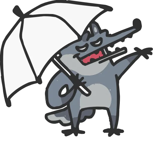 🤩 Эмодзи «Волчара Альфа» для Telegram