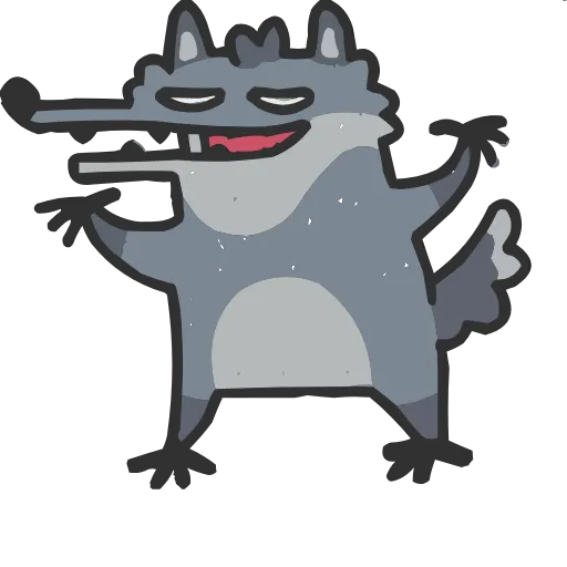 🤩 Эмодзи «Волчара Альфа» для Telegram