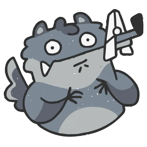 🤩 Эмодзи «Волчара Альфа» для Telegram