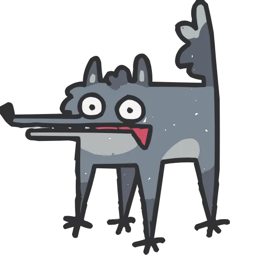 🤩 Эмодзи «Волчара Альфа» для Telegram