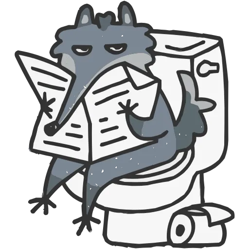 🤩 Эмодзи «Волчара Альфа» для Telegram