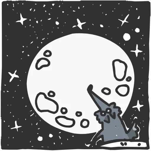 🤩 Эмодзи «Волчара Альфа» для Telegram